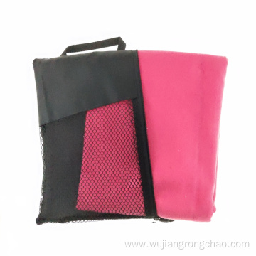 microfiber suede sport towel with bags